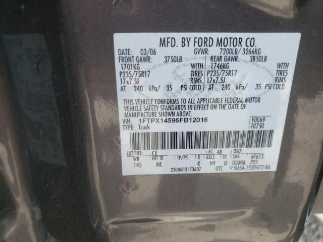 Used Starter Motor fits: 2006 Ford F150 PICKUP  Grade C - Image 4 of 4