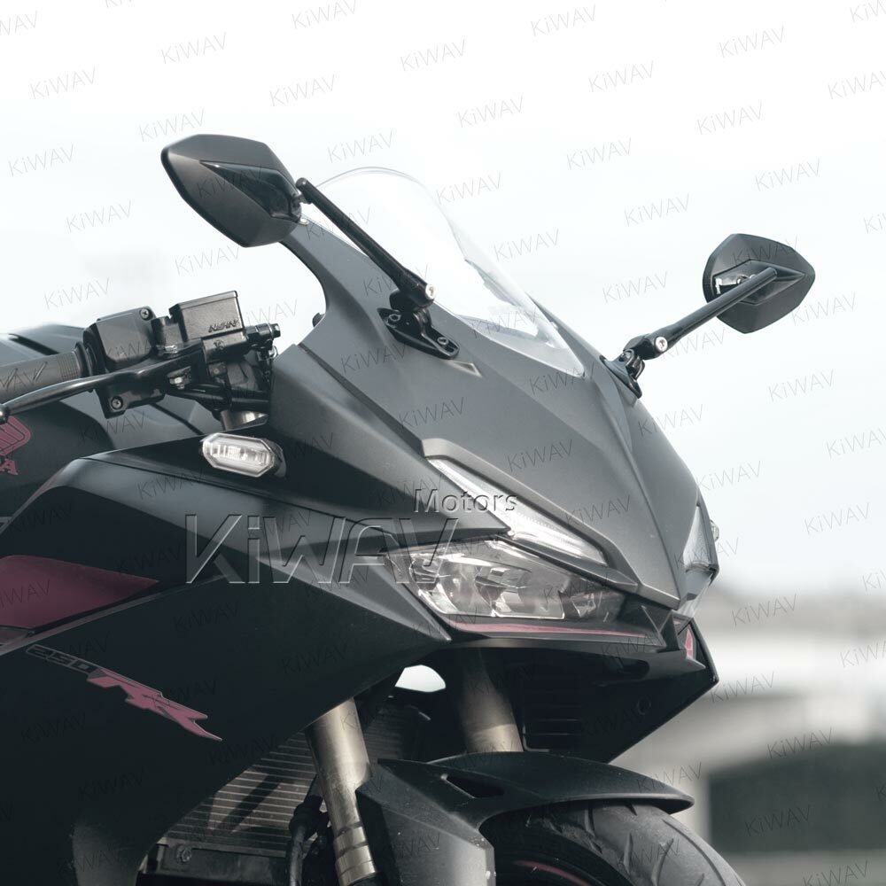 Black Venom fairing mirrors black adapter adjustable fits
