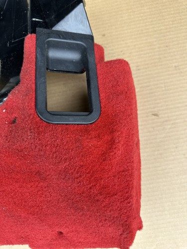 90-91 CORVETTE C4 UNDER DASH HUSH PANEL KNEE BOLSTER LH AUTOMATIC RED 10132983 - Picture 4 of 9
