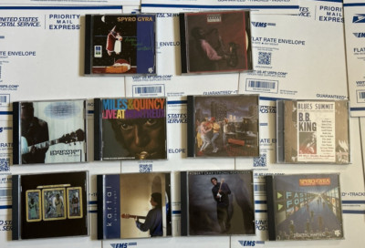 Lot of 10 Blues & Jazz CDs   B.B. King, Spyro Gyra, Robert Cray, Katari and more