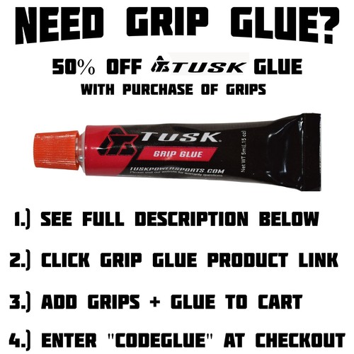 HONDA Red ProTaper 7/8" Grips for Dirt Bike - CRF70 CRF110 CRF150 CRF250 CRF450 - Picture 5 of 6