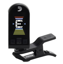 D'Addario Equinox Headstock Tuner Black For Acoustic Or Electric Guitar