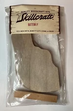 NOS SKILLCRAFT BUTTERFLY AMERICAN FOLK ART SERIES- QUALITY WOODCRAFTS KITS