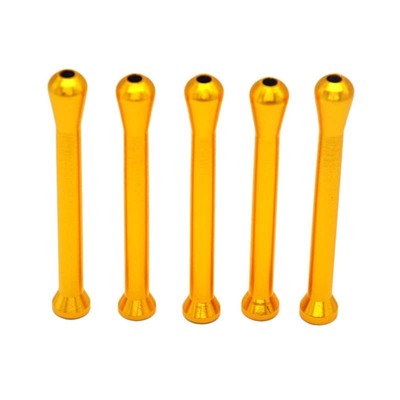 Gold Metal Straw Tube Party Accessories Snuff For Bar Sniffer 1pc