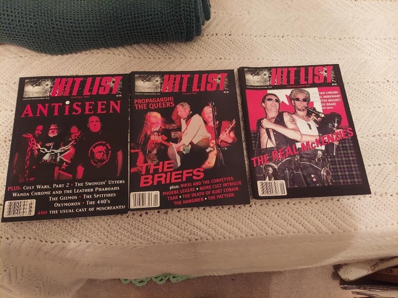 3 HIT LIST Punk Magazine VOL 2 NO. 5,VOL 2 NO 6, VOL 3 NO 2 ANTISEEN THE QUEERS