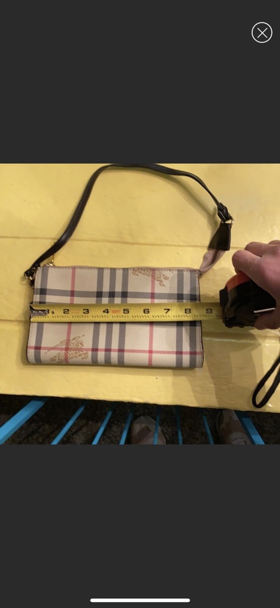 Burberry Nova Check Baguette Womens Shoulder Bag Y2K 2000's