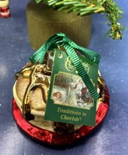 Old World Christmas Short Stack Pancakes Glass Ornament with Tag