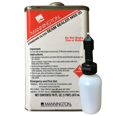 Mannington MSS20 Standard Gloss Vinyl Flooring Seam Sealer Pint with Applicator