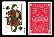 Playing card Star Wars Dark Side Red Kylo Ren - Jack of Clubs ZT 24