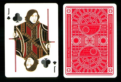 Playing card Star Wars Dark Side Red Kylo Ren - Jack of Clubs ZT 24