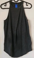 Kit And Ace Women’s SZ 4 (S) Gray Sleeveless High Neck Tank Cashmere Blend Comfy