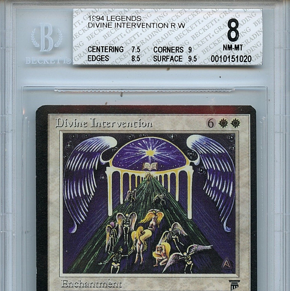 MTG Legends Divine Intervention BGS 8.0 NM-MT Magic card