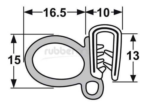 <!--F#f_0-->Pinchweld with Seal 60-054 - Per Mtr New<!--F/-->