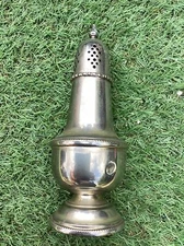 VICTORIAN SILVER PLATED  SUGAR SHAKER 8" missing bung