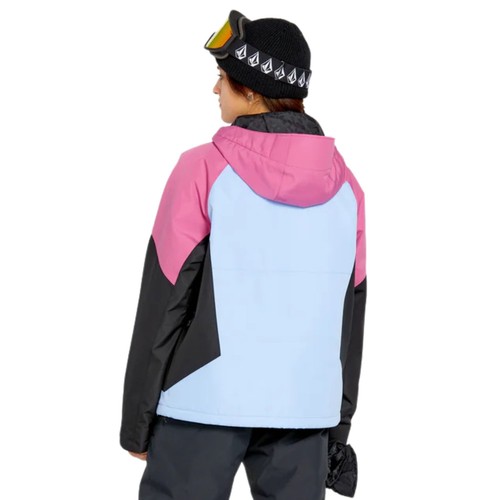Volcom Agate Insulated Women's Winter Jacket, Crystal Blue, Large - Picture 5 of 7