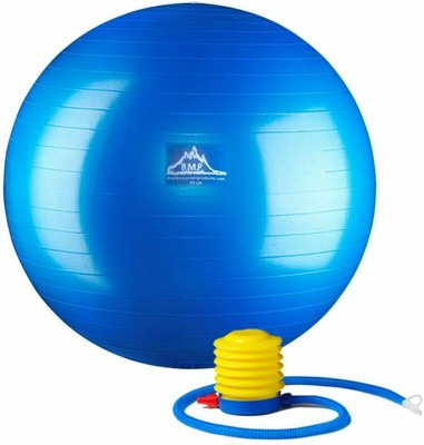 Black Mountain Products Professional Grade Stability Ball, Blue, 55Cm (858952003736)
