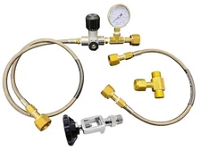 2 to 1 Oxygen Transfill Manifold CGA540 to 540/870 Aviation Veterinary Medical