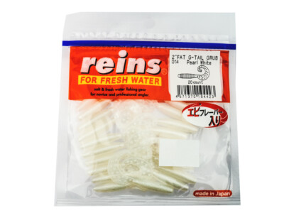 Reins Fat G-Tail Grub 2inch 50mm 16 Stück Gummiköder Hecht Forelle Barsch Zander