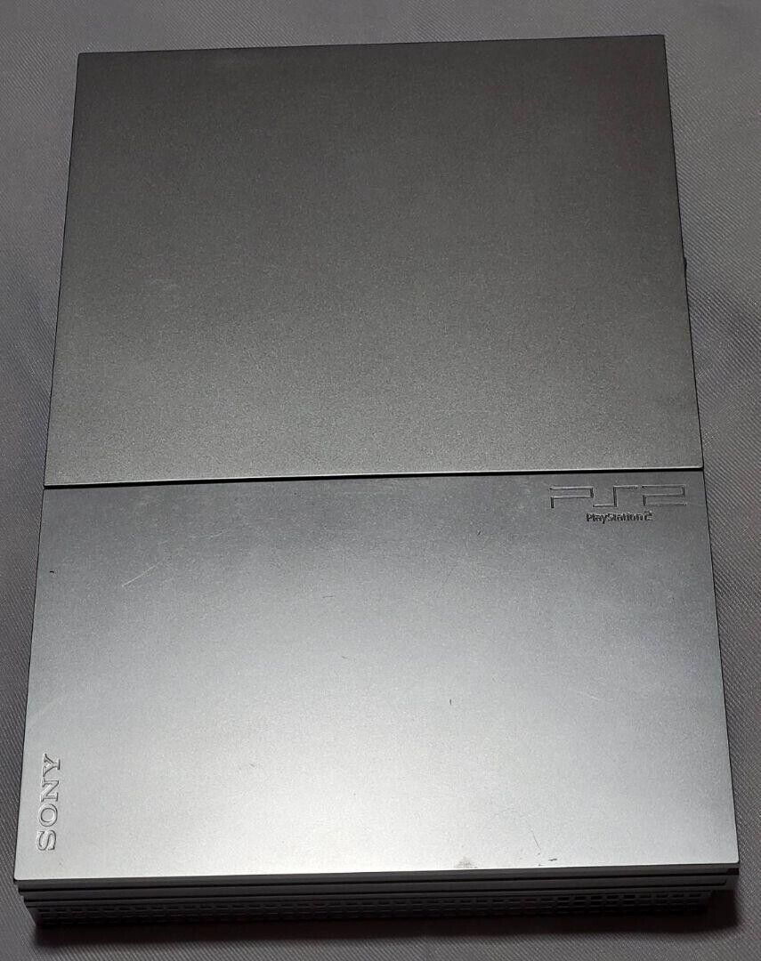 Sony PlayStation 2 PS2 Slim SCPH-90000 Silver Game Console 