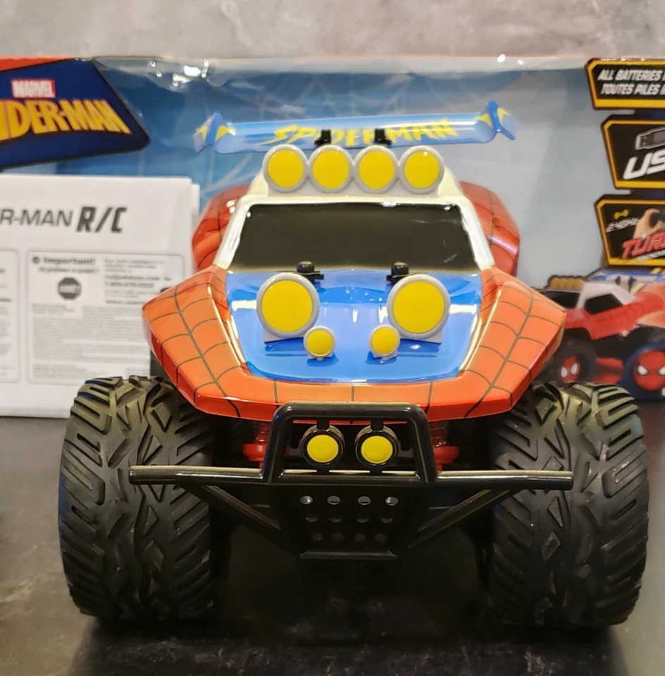 2019 JADA MARVEL SPIDER-MAN RC BUGGY REMOTE CONTROL CAR 2.4GHz W/USB CHARGER - Image 2 of 4