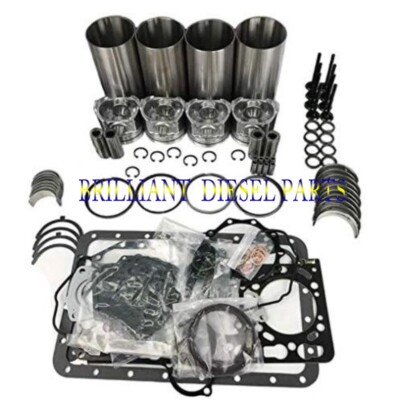 New 2L 2L-T 2LT Overhaul Rebuild Kit +gasket set For Toyota engine repair parts.