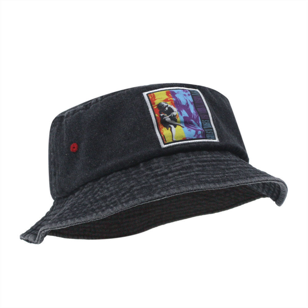 NWT Guns N' Roses Use Your Illusion Unisex Bucket Hat Denim