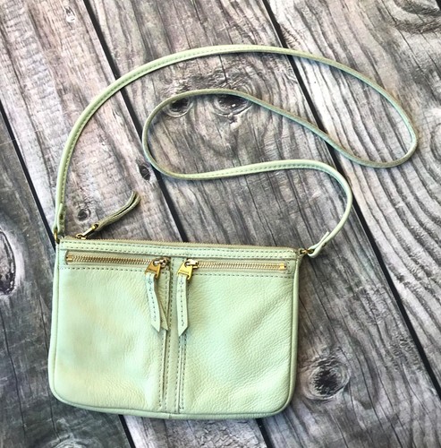 Fossil Crossbody Purse Mint Green 