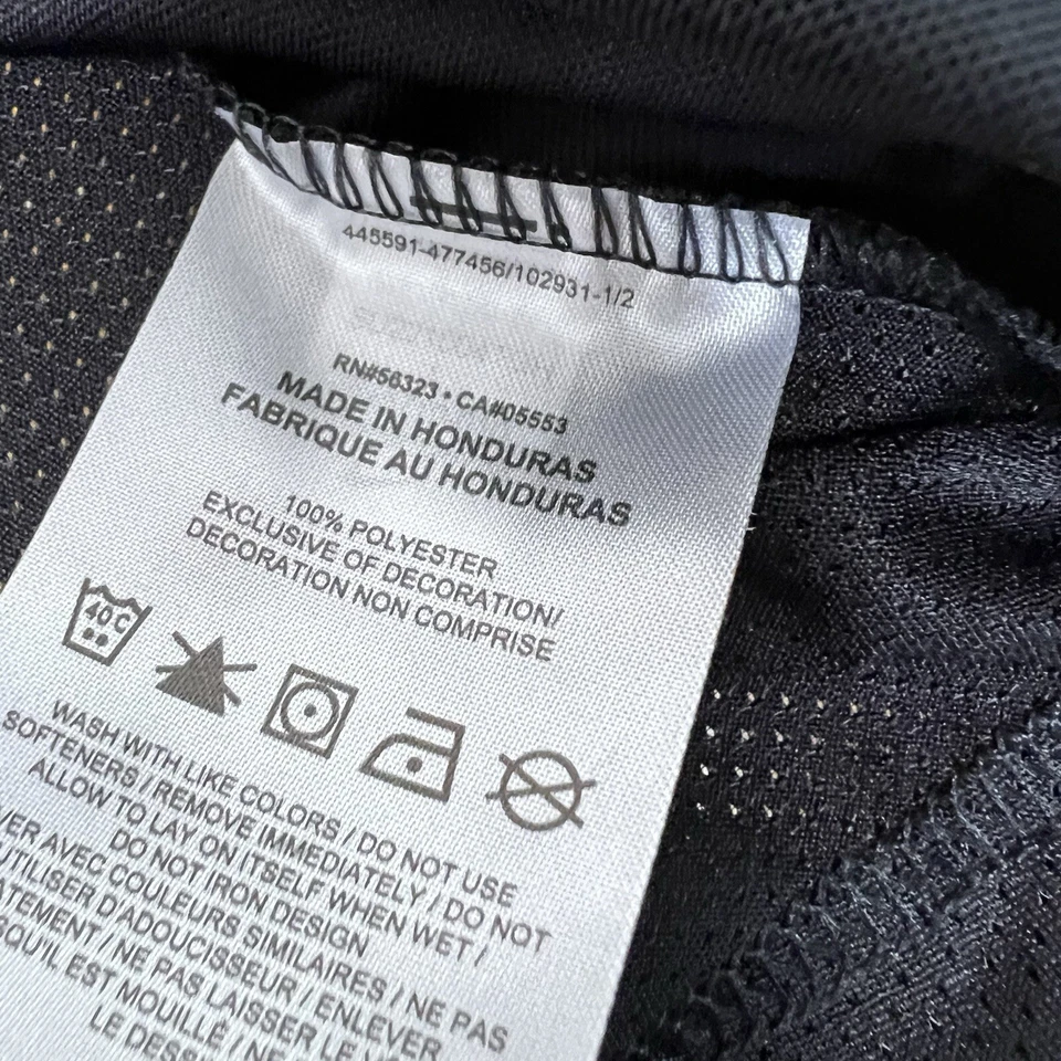 Rowan Profs Shirt Mens Large Black Short Sleeve Dri Fit Nike - Image 3 of 4