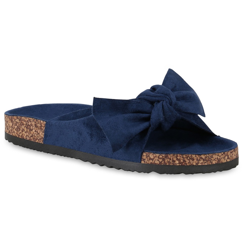 Pantoletten Damen - Bequeme Hausschuhe Mit Verstellbarer Schnalle