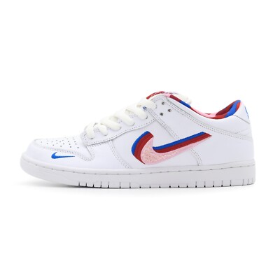 CN4504-100 Parra Nike SB Dunk Low Pro Abstract Art White Red Pink