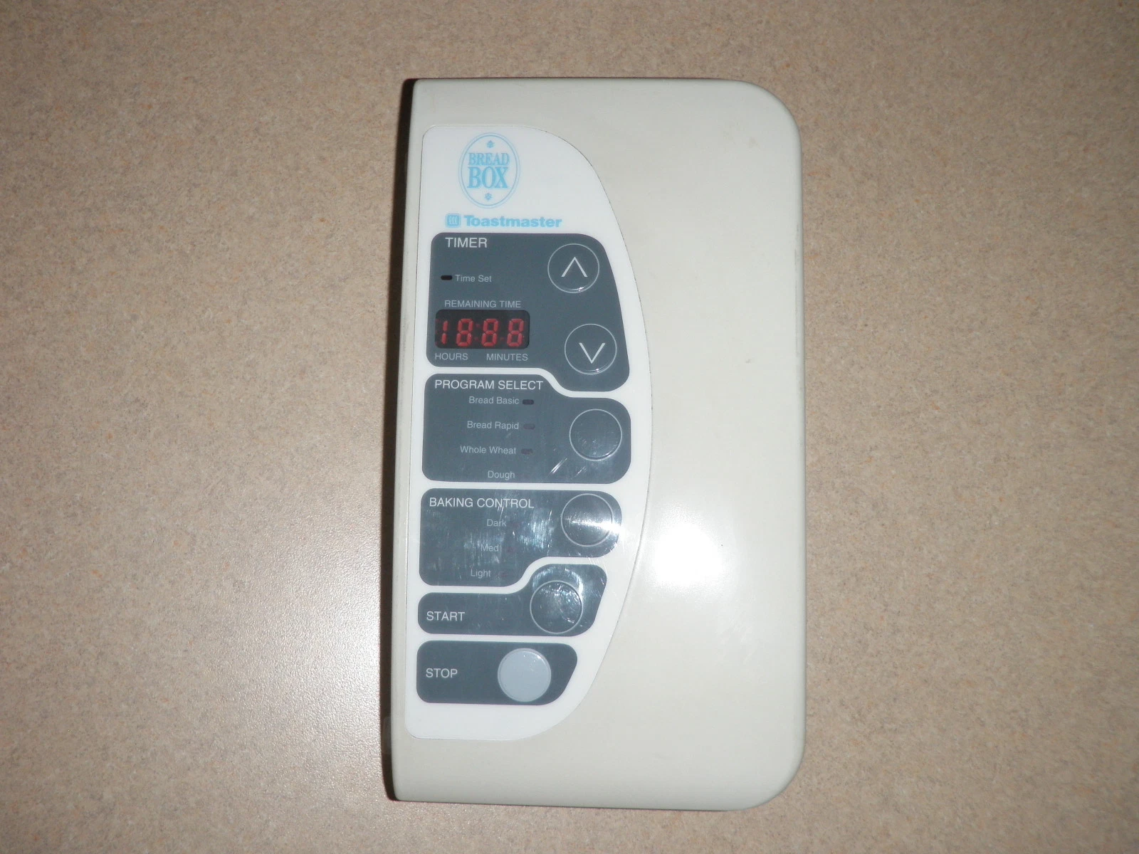 Toastmaster Bread Maker Control Panel with Power Control Board Model 1163 ( #2 )