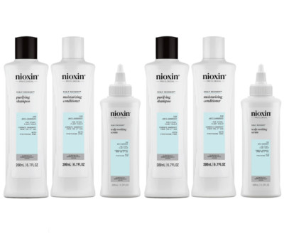 Nioxin Hair Care Scalp Recovery Kit  Shampoo, Conditioner& Serum -2SET
