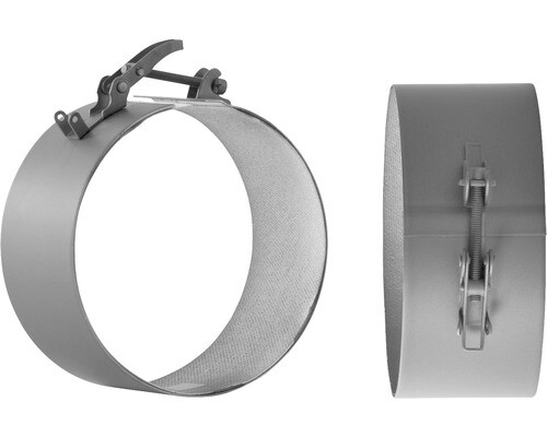 Ofenrohr- Verbinder Bertrams "Birde" Ø 120 mm senotherm lackiert schwarz - Bild 1 von 1