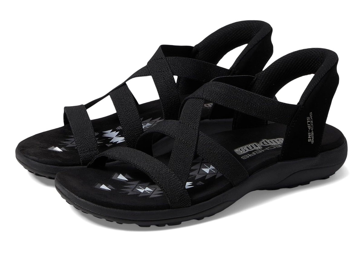 Woman's Sandals SKECHERS Reggae Slim - Stretch Flex Hands