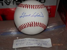 GRANT HOCKIN CLEV INDIANS ROOKIE LEAGUE AUTOGRAPHED OFFICIAL BASEBALL #2