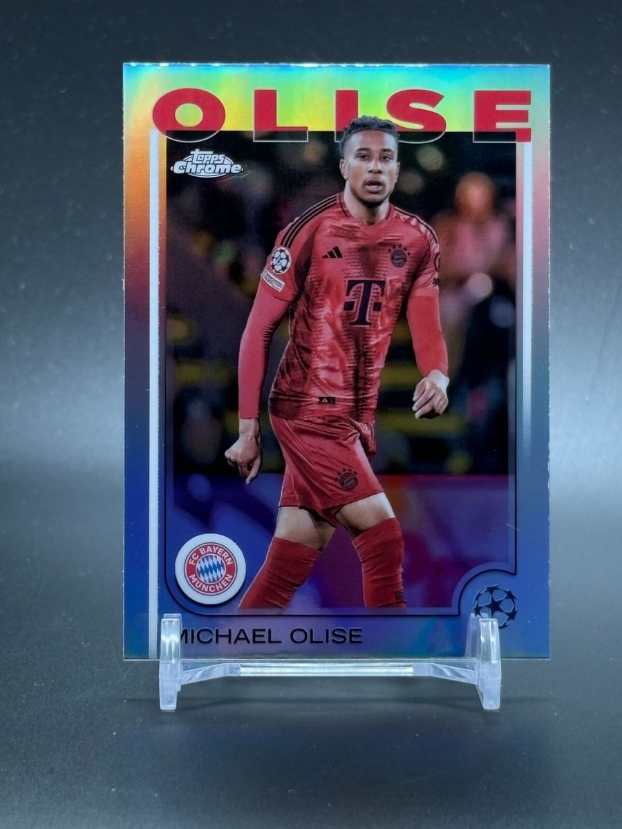 2024-25 Topps Chrome UCC Refractor #81 MICHAEL OLISE Bayern