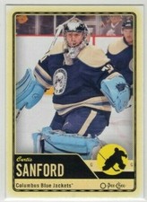 Curtis Sanford 12-13 O-Pee-Chee OPC Base Common #187 Columbus Blue Jackets