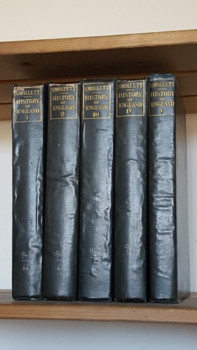 History of England by T. Smollett M.D. 5 Volume Set - Pickering 1827 - 第 1/4 張圖片
