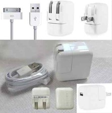 10W Wall Charger Power Adapter  30-Pin USB Data Cable For Apple iPad 1 2 3