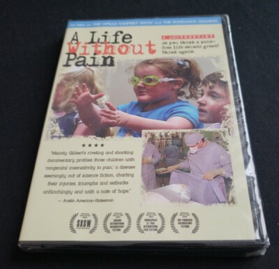 A Life Without Pain (DVD, 2007) Melody Gilbert documentary film kids feel NEW