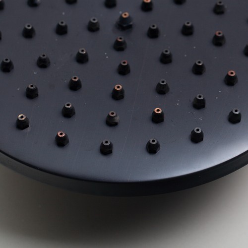 8"Wall Mount Round Shower Faucet Set Oil Rubbed Bronze Rainfall Hand Sprayer Tap - Picture 8 of 11