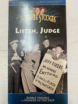 Three Stooges:Listen, Judge [VHS]