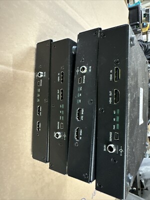 4 Units ULTRA-V-4S-X 1x4 4K UHD HDMI Splitter/Extender (Tx) over 1 CAT6