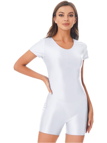 Women's Boyleg Swimsuit One Piece Athletic Wetsuit Swimsuit Rash Guard Swimwear - Picture 60 of 103