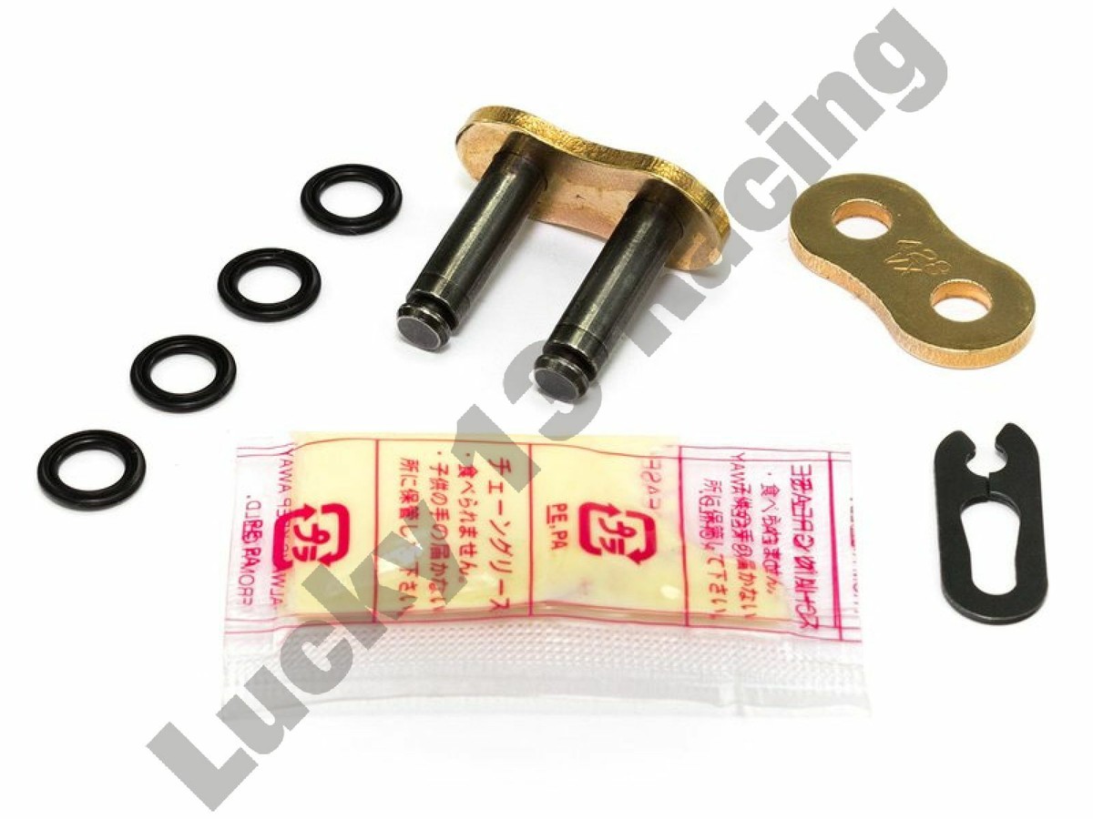 リング DID split link 428 Chain VX gold X ring spring clip connection