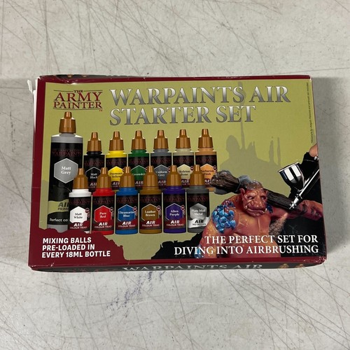 RETURNS The Army Painter Air Paint Starter Airbrush Paint Set Miniature Painting