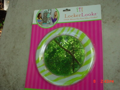 NEW LOCKER LOOKZ  MAGNETIC MIRROR FOR  SCHOOL LOCKER Green