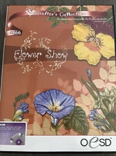 Bernina Brother Baby Lock Viking  Embroidery Designs CD - Flower Show
