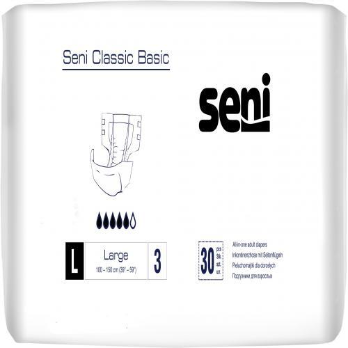 SENI Classic Basic Inkontinenzhose Gr.L 30 St