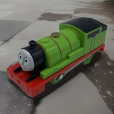 Motorized Trackmaster Percy Thomas Train Tank Engine Talking Moving
